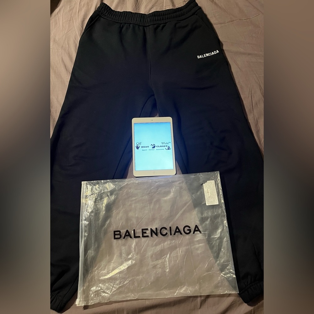 Balenciaga Logo Embroidered Sweatpants